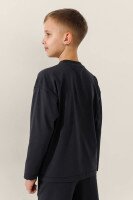 Лонгслів з принтом для хлопчика LAWA P-BB02309 128 см Графітовий shop (2000991042889)  Фото №3