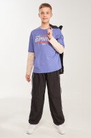 Лонгслів з принтом для хлопчика LAWA P-BB02343 134 см Індіго+таш shop (2000999614132)  Фото №0