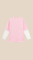 Лонгслів з принтом жіночий LAWA P-WT02312 S/M Рожевий shop (2000999529191)  Фото №2