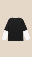 Лонгслів з принтом жіночий LAWA P-WT02313 L Чорно-білий shop (2000999536137)  Фото №2