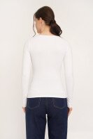 Лонгслів однотонний жіночий LAWA WBC02348 XL Білий shop (2000990404794)  Фото №2