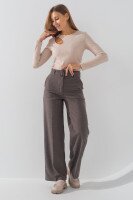 Лонгслів однотонний жіночий LAWA WTC02334 XS Бежевий shop (2000990797544)  Фото №0