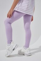 Лосини однотонні для дівчинки LAWA GBC02320 122 см Ліловий shop (2000991043503)  Фото №2
