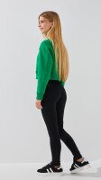 Лосини однотонні для дівчинки LAWA GBC02320 134 см Чорний shop (2888000000279)  Фото №0