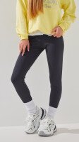 Лосини однотонні для дівчинки LAWA GBC02361 146 см Графітовий shop (2888000026309)