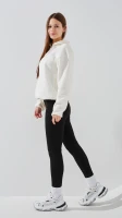Лосини трикотажні однотонні жіночі LAWA WBC02476 2XL Чорний shop (2000999379635)  Фото №2