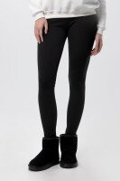 Лосини трикотажні однотонні жіночі LAWA WBC02345 XS Чорний shop (2000990256423)