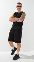 Майка однотонна чоловіча LAWA MBC02377 2XL Чорний shop (2000999227523)  Фото №2