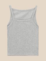 Майка однотонна жіноча LAWA WTC02487 2XL Сірий меланж shop (2000999640889)  Фото №1
