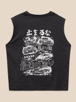 Майка з принтом для хлопчика LAWA P-BB02346 146 см Графітовий shop (2000999641909)  Фото №1