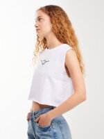 Майка з принтом жіноча LAWA P-WB02419 S Білий shop (2000999620331)  Фото №1