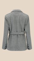 Пальто однотонне жіноче LAWA WBC02491 M Сірий shop (2000999509582)  Фото №2