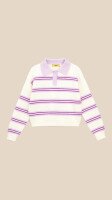 Поло з візерунком для дівчинки LAWA GBC02358 128 см Молочний shop (2000999563935)