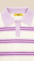 Поло з візерунком для дівчинки LAWA GBC02358 128 см Молочний shop (2000999563935)  Фото №0