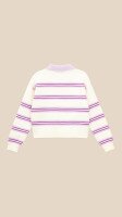 Поло з візерунком для дівчинки LAWA GBC02358 128 см Молочний shop (2000999563935)  Фото №2