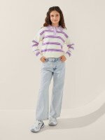 Поло з візерунком для дівчинки LAWA GBC02358 128 см Молочний shop (2000999563935)  Фото №0