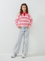 Поло з візерунком для дівчинки LAWA GBC02358 128 см Рожевий shop (2000999563881)  Фото №0