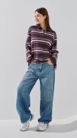Поло з візерунком жіночий LAWA WTC02453 M Сіро-фіолетовий shop (2888000022479)  Фото №0