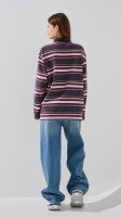 Поло з візерунком жіночий LAWA WTC02453 M Сіро-фіолетовий shop (2888000022479)  Фото №4