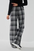 Штани палаццо з візерунком жіночі LAWA WTC02423 XL Чорно-білий shop (2000990778642)  Фото №2