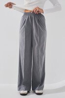 Штани прямі з візерунком жіночі LAWA WBC02447 S Сірий shop (2000990763440)  Фото №0