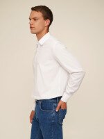 Сорочка класична однотонна чоловіча LAWA MBC02310 2XL Білий (NY) shop (2000990202109)  Фото №1