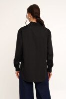 Сорочка однотонна жіноча LAWA CTM WTC02313 L Чорний shop (2000989924371)  Фото №1