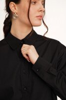 Сорочка однотонна жіноча LAWA CTM WTC02313 L Чорний shop (2000989924371)  Фото №3