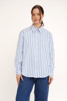 Сорочка з візерунком жіноча LAWA WTC02360 L Біло-блакитний shop (2000990452610)  Фото №1
