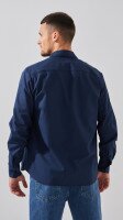 Сорочка класична однотонна чоловіча LAWA MBC02310 S Темно-синій shop (2888000030429)  Фото №2