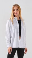 Сорочка однотонна для дівчинки LAWA GBC02351 134 см Білий shop (2888000026323)