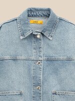 Сорочка однотонна жіноча LAWA WBC02489 XS Джинс shop (2000999623462)  Фото №0