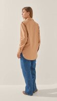 Сорочка однотонна жіноча LAWA WTC02313 L Пісочний shop (2888000016874)  Фото №4