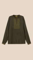 Сорочка вишиванка чоловіча LAWA E-MB02301 2XL Хакі shop (2888000010919)