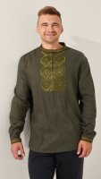 Сорочка вишиванка чоловіча LAWA E-MB02301 2XL Хакі shop (2888000010919)