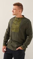 Сорочка вишиванка чоловіча LAWA E-MB02301 2XL Хакі shop (2888000010919)  Фото №2