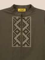 Сорочка вишиванка для хлопчика LAWA E-BB02302 134 см Хакі shop (2000999664564)  Фото №0