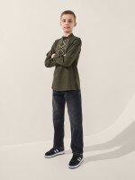 Сорочка вишиванка для хлопчика LAWA E-BB02302 152 см Хакі shop (2000999576133)  Фото №2