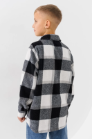 Сорочка з вiзерунком для хлопчика LAWA BBC02301 164 см Чорний shop (2888000016775)  Фото №3