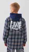 Сорочка з візерунком для хлопчика LAWA P-BB02328 134 см Темно-синій shop (2888000018861)  Фото №3