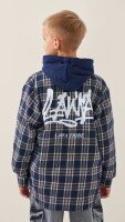 Сорочка з візерунком для хлопчика LAWA P-BB02328 158 см Темно-синій shop (2888000018908)  Фото №4