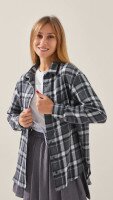 Сорочка з візерунком жіноча LAWA WBC02443 XS Сірий shop (2888000016799)  Фото №0
