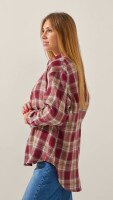 Сорочка з візерунком жіноча LAWA WBC02443 XS Темно-червоний shop (2888000018106)  Фото №3