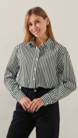 Сорочка з візерунком жіноча LAWA WTC02360 XS Хакі shop (2000999340314)