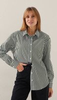 Сорочка з візерунком жіноча LAWA WTC02360 XS Хакі shop (2000999340314)  Фото №2