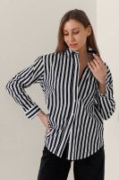Сорочка з візерунком жіноча LAWA WTC02360 2XL Біло-чорний shop (2000990999474)  Фото №2
