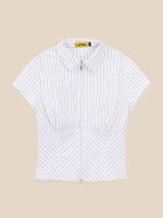 Сорочка з візерунком жіноча LAWA WTC02481 S Білий shop (2000999642777)
