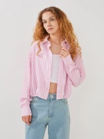 Сорочка з візерунком жіноча LAWA WTC02491 S Рожевий shop (2000999610202)