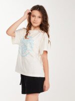 Шорти однотонні для дівчинки LAWA GBC02378 134 см Чорний shop (2000999611452)  Фото №1