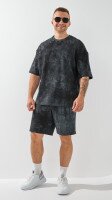 Шорти трикотажні однотонні чоловічі LAWA K-MBC02334 M Графітовий shop (2000999229039)